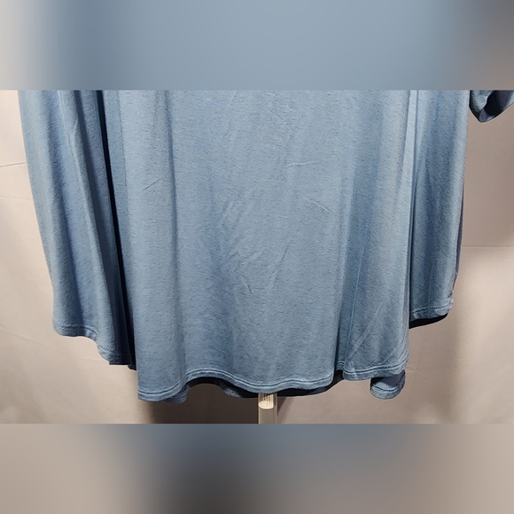 Kare Kane Blue Oversized Short Sleeve T-Shirt - Picture 3 of 10